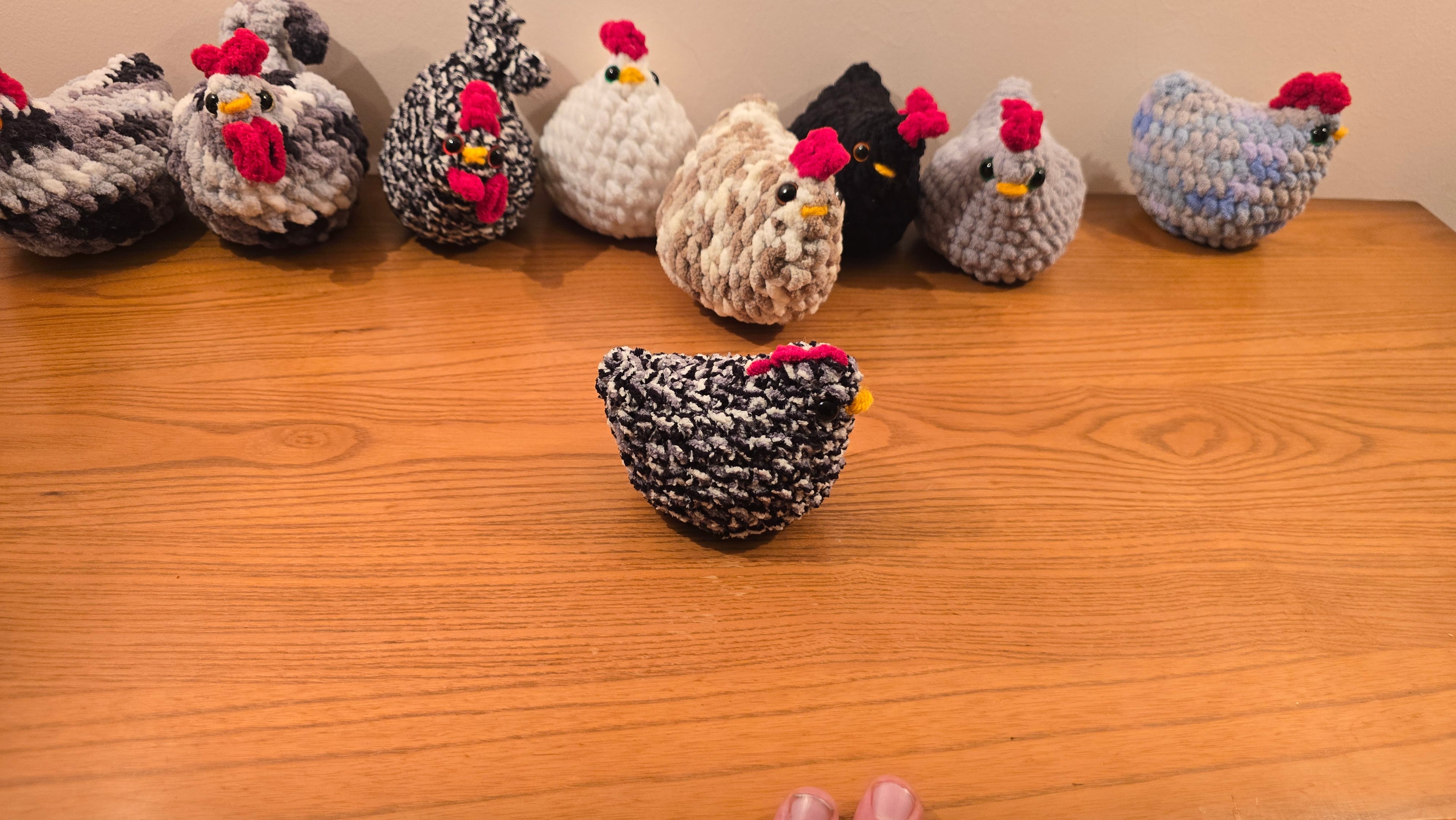 Chimkin Plush (Barred Rock)